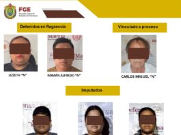 Resultados de operativos de la UECS en Córdoba, Tuxpan y Martínez de la Torre derivan en detención, vinculación a proceso e imputación por delitos de alto impacto