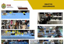 Fiscalía General del Estado detiene a 21 personas durante cateos realizados en diversos municipios