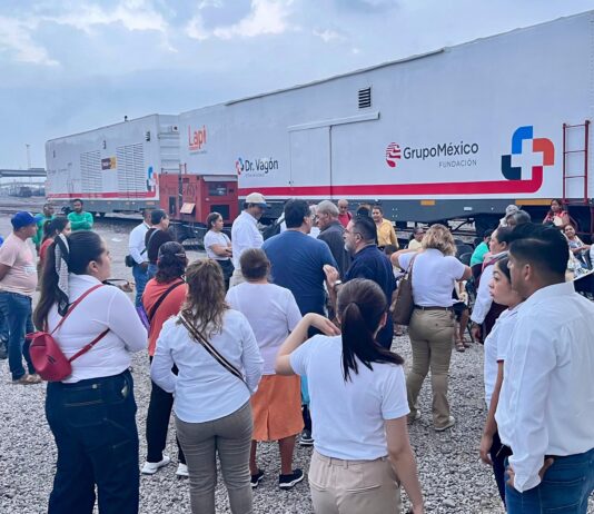Llega Dr. Vagón a la ciudad de Veracruz; ofrece 500 fichas de atención médica al día