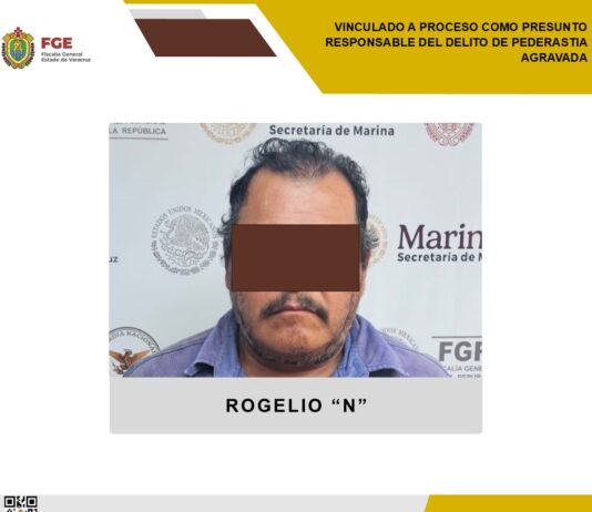 Fiscalía de Veracruz logra vinculación a proceso contra presunto responsable de pederastia agravada en Alto Lucero