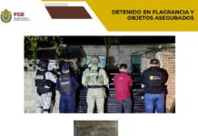 Fiscalía General del Estado detiene a un adolescente y asegura indicios durante cateo en Paso de Ovejas