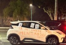 Autos con mensajes infieles en ciudades de Veracruz resultó ser campaña publicitaria