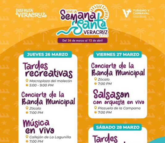 Semana Santa 2026: ciudad de Veracruz despliega cultura, gastronomía e historia