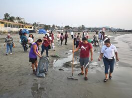 Refuerza Ayuntamiento de Veracruz acciones coordinadas para limpieza de playas