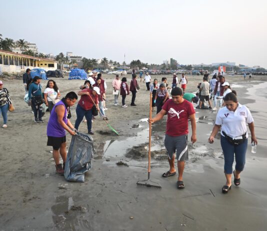 Refuerza Ayuntamiento de Veracruz acciones coordinadas para limpieza de playas