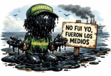 Greenpeace la «chapopoteó» / Pablo Jair Ortega