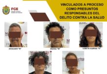 Fiscalía General del Estado desmantela grupo delincuencial; cinco detenidos en la ciudad de Veracruz quedan en prisión preventiva