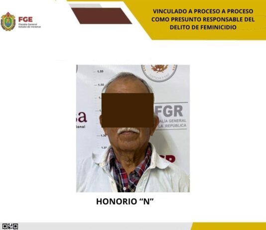 Presunto feminicida es llevado ante la justicia, Fiscalía de Veracruz logra vinculación a proceso
