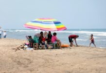 Atienden 3.5 kilómetros de litoral en Alvarado con brigadas de saneamiento