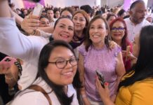 Informa Gobernadora control en pozo incendiado en Las Choapas y atención permanente por derrame en costas de Pajapan