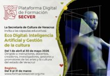 Promueve SECVER Eco Digital, cápsulas sobre inteligencia artificial y gestión cultural