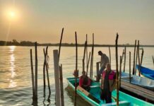 INE Veracruz entrega documentación y materiales para la Jornada Electoral del 29 de marzo en Tamiahua