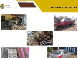 Inmueble e indicios asegurados en operativo de cateo en Tezonapa