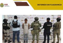 Detenido en flagrancia en operativo de cateo en Boca del Río