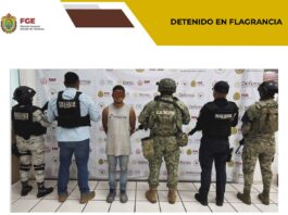 Detenido en flagrancia en operativo de cateo en Boca del Río