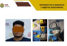 Detenido en flagrancia y objetos asegurados en operativo de cateo con fuerzas federales y estatales en Veracruz