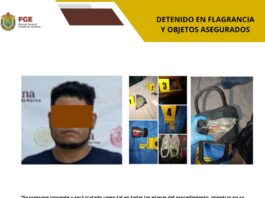 Detenido en flagrancia y objetos asegurados en operativo de cateo con fuerzas federales y estatales en Veracruz