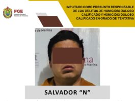 Fiscalía de Veracruz logra prisión preventiva contra presunto homicida de Martínez de la Torre