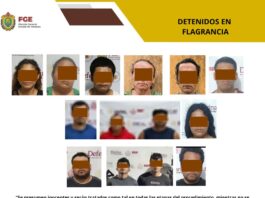 Fiscalía General del Estado detiene a 43 personas durante cateos realizados en diversos municipios