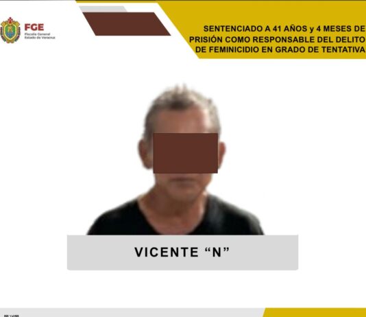 Fiscalía de Veracruz logra sentencia de más de 41 años contra agresor por tentativa de feminicidio en Coatzacoalcos