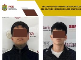 Prisión preventiva en contra de presuntos homicidas en Boca del Río