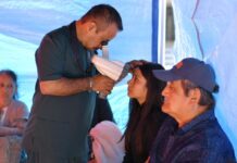 Continúa jornada de salud visual en Ixtaczoquitlán; Zenyazen Escobar destaca participación ciudadana