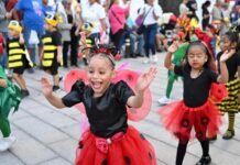 Con desfile, celebran inicio de la Primavera en la ciudad de Veracruz