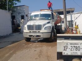 Mantiene CMAS rehabilitación de la línea de 18 pulgadas y refuerza abastecimiento con pipas en el poniente de la ciudad de Coatzacoalcos