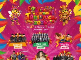 Presenta el alcalde Roberto San Román la cartelera oficial de la Expoferia y Carnaval Tantoyuca 2026