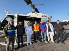 Coordina ISSSTE en Veracruz y Morelos traslado aéreo y salva vida a derechohabiente