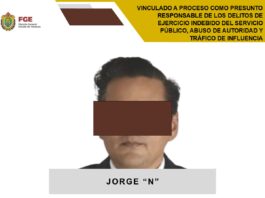 FGE logra vinculación a proceso contra ex fiscal Jorge “N” por ejercicio indebido del servicio público, abuso de autoridad y tráfico de influencia