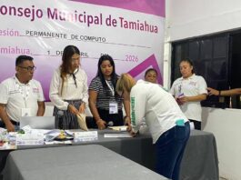 OPLE Veracruz dio por concluida Sesión Permanente de Cómputo Municipal, luego de la elección extraordinaria en Tamiahua