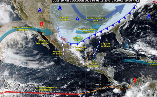 A partir del miércoles disminuye la posibilidad de lluvias: Conagua