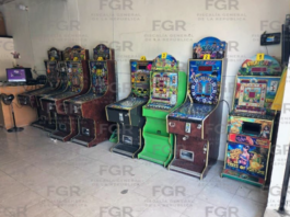 FGR aseguró 19 máquinas tragamonedas en Tamiahua