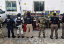 FGR asegura 15 máquina tragamonedas en Coatzacoalcos