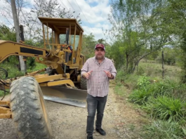 Cumple Roberto San Román compromiso de campaña: Inicia pavimentación en la Congregación Galera