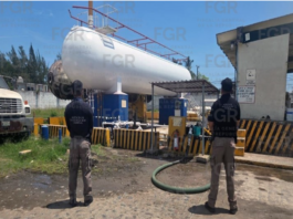 Asegura FGR 11 mil 900 litros de gas LP en Tuxpan