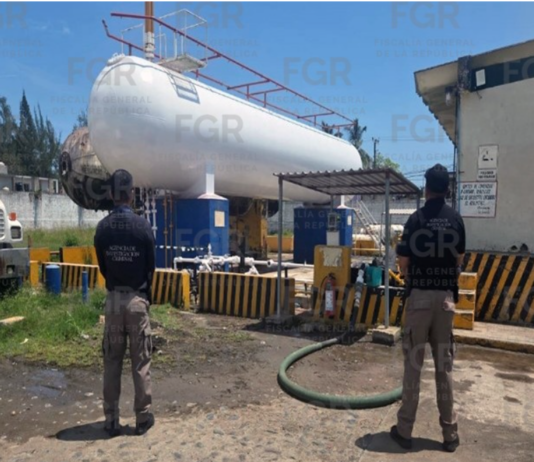 Asegura FGR 11 mil 900 litros de gas LP en Tuxpan