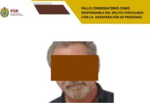 Fiscalía de Veracruz logra fallo condenatorio por el delito vinculado con la desaparición de personas