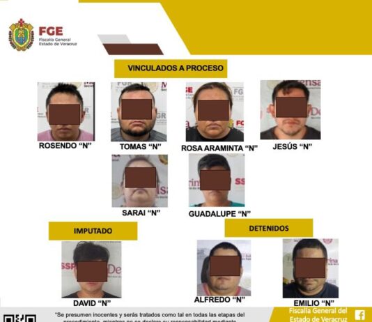 Combate a la extorsión y el secuestro: en una semana, Fiscalía de Veracruz logra llevar ante la justicia a presuntos responsables en Acayucan, Coatepec y Córdoba