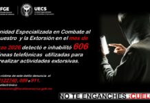 Golpe a la extorsión en Veracruz: UECS inhabilita más de 606 líneas telefónicas en marzo