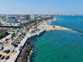 Ciudad de Veracruz recibe a visitantes con zonas turísticas limpias y ordenadas