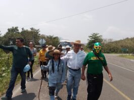 Ecologista Universal culmina Viacrucis de 100 km en Laguna Verde