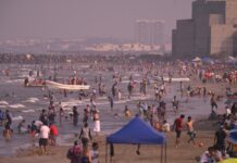 Familias destacan condiciones seguras y mar tranquilo en Veracruz–Boca del Río