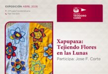 Exposición Xapupaxa: Tejiendo flores en las lunas llega al Museo Teodoro Cano