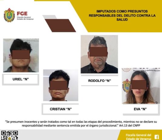Golpe a la delincuencia en Atoyac: Fiscalía de Veracruz imputa a presuntos responsables por narcomenudeo