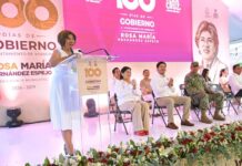 Veracruz respalda 100 días de transformación; entrecalle, cifras y cercanía, Rosa María rinde cuentas / Pablo Jair Ortega