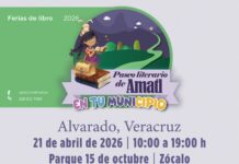 Paseo literario de Amatl en tu municipio celebra el Día Mundial del Libro en Alvarado