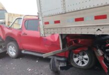 Megacarambola en las Cumbres de Maltrata paraliza la autopista Puebla–Orizaba