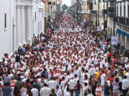 Magno Desfile de la Veracruzaneidad reúne a miles de jarochas y jarochos en el Centro Histórico